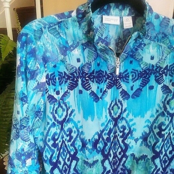 Chico's Zenergy Light Jacket Like New Small Medium - Picture 2 of 4